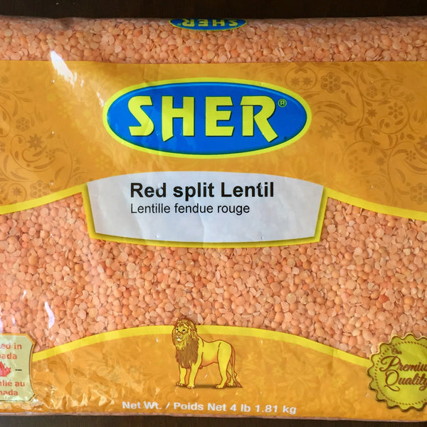 Sher Red Split Lentil 7Lb