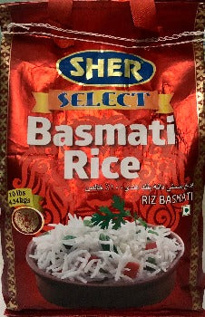 Sher Select Basmati Rice 10Lb