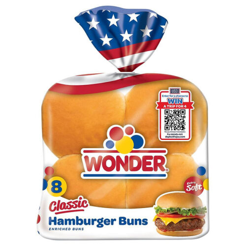 Wonder White Hamburger 672g